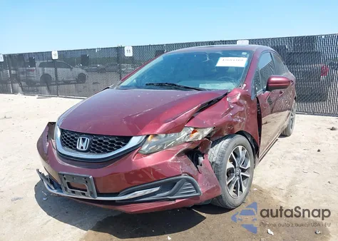 2015 Honda Civic Ex from USA, damaged, VIN 2HGFB2F86FH553206